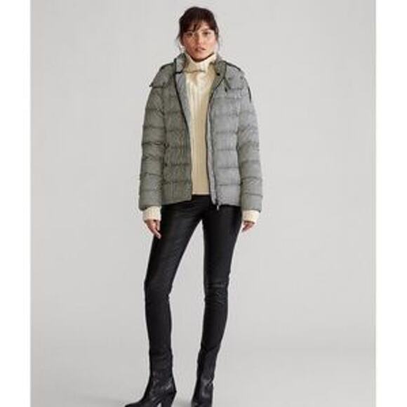 Polo Ralph Lauren Houndstooth Down Jacket - Picture 2 of 10